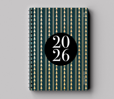 Fotodiár autorský - Miniivet - Boho diár - Les - modrá